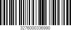 Código de barras (EAN, GTIN, SKU, ISBN): '3276000336990'