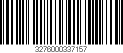 Código de barras (EAN, GTIN, SKU, ISBN): '3276000337157'