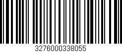 Código de barras (EAN, GTIN, SKU, ISBN): '3276000338055'
