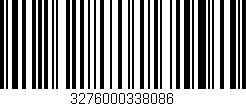Código de barras (EAN, GTIN, SKU, ISBN): '3276000338086'