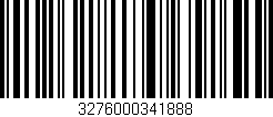 Código de barras (EAN, GTIN, SKU, ISBN): '3276000341888'