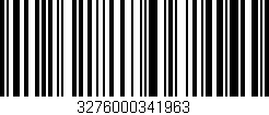 Código de barras (EAN, GTIN, SKU, ISBN): '3276000341963'