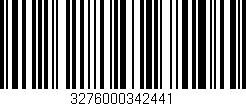 Código de barras (EAN, GTIN, SKU, ISBN): '3276000342441'