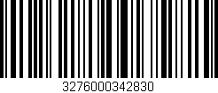 Código de barras (EAN, GTIN, SKU, ISBN): '3276000342830'