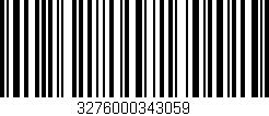 Código de barras (EAN, GTIN, SKU, ISBN): '3276000343059'