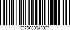 Código de barras (EAN, GTIN, SKU, ISBN): '3276000343837'