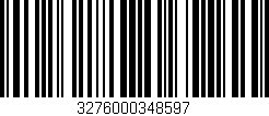 Código de barras (EAN, GTIN, SKU, ISBN): '3276000348597'
