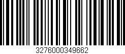 Código de barras (EAN, GTIN, SKU, ISBN): '3276000349662'