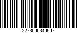 Código de barras (EAN, GTIN, SKU, ISBN): '3276000349907'