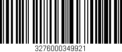 Código de barras (EAN, GTIN, SKU, ISBN): '3276000349921'