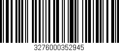 Código de barras (EAN, GTIN, SKU, ISBN): '3276000352945'