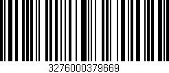 Código de barras (EAN, GTIN, SKU, ISBN): '3276000379669'