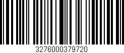 Código de barras (EAN, GTIN, SKU, ISBN): '3276000379720'
