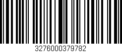 Código de barras (EAN, GTIN, SKU, ISBN): '3276000379782'