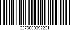 Código de barras (EAN, GTIN, SKU, ISBN): '3276000392231'