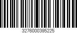 Código de barras (EAN, GTIN, SKU, ISBN): '3276000395225'