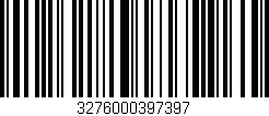 Código de barras (EAN, GTIN, SKU, ISBN): '3276000397397'
