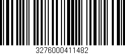 Código de barras (EAN, GTIN, SKU, ISBN): '3276000411482'
