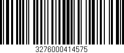 Código de barras (EAN, GTIN, SKU, ISBN): '3276000414575'