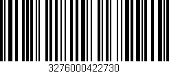 Código de barras (EAN, GTIN, SKU, ISBN): '3276000422730'