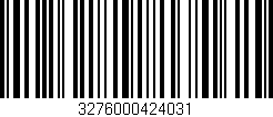 Código de barras (EAN, GTIN, SKU, ISBN): '3276000424031'