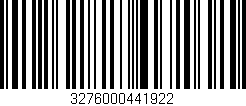 Código de barras (EAN, GTIN, SKU, ISBN): '3276000441922'