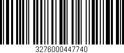Código de barras (EAN, GTIN, SKU, ISBN): '3276000447740'