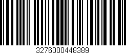 Código de barras (EAN, GTIN, SKU, ISBN): '3276000448389'
