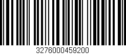 Código de barras (EAN, GTIN, SKU, ISBN): '3276000459200'