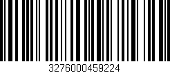 Código de barras (EAN, GTIN, SKU, ISBN): '3276000459224'