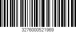 Código de barras (EAN, GTIN, SKU, ISBN): '3276000521969'