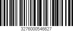 Código de barras (EAN, GTIN, SKU, ISBN): '3276000546627'