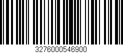 Código de barras (EAN, GTIN, SKU, ISBN): '3276000546900'