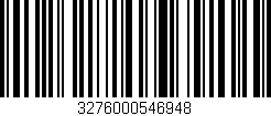 Código de barras (EAN, GTIN, SKU, ISBN): '3276000546948'