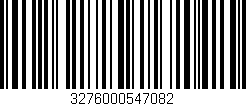 Código de barras (EAN, GTIN, SKU, ISBN): '3276000547082'