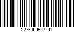 Código de barras (EAN, GTIN, SKU, ISBN): '3276000587781'