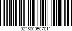 Código de barras (EAN, GTIN, SKU, ISBN): '3276000587811'