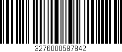 Código de barras (EAN, GTIN, SKU, ISBN): '3276000587842'