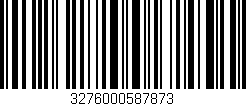 Código de barras (EAN, GTIN, SKU, ISBN): '3276000587873'