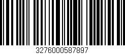 Código de barras (EAN, GTIN, SKU, ISBN): '3276000587897'