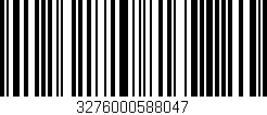 Código de barras (EAN, GTIN, SKU, ISBN): '3276000588047'