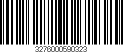 Código de barras (EAN, GTIN, SKU, ISBN): '3276000590323'