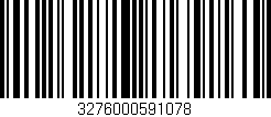 Código de barras (EAN, GTIN, SKU, ISBN): '3276000591078'