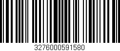 Código de barras (EAN, GTIN, SKU, ISBN): '3276000591580'