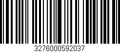 Código de barras (EAN, GTIN, SKU, ISBN): '3276000592037'