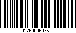 Código de barras (EAN, GTIN, SKU, ISBN): '3276000596592'