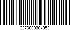 Código de barras (EAN, GTIN, SKU, ISBN): '3276000604853'