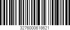 Código de barras (EAN, GTIN, SKU, ISBN): '3276000618621'