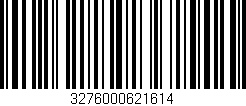Código de barras (EAN, GTIN, SKU, ISBN): '3276000621614'