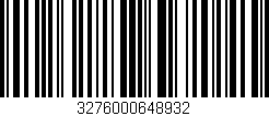 Código de barras (EAN, GTIN, SKU, ISBN): '3276000648932'